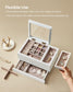 3-Layer Wooden Jewelry Storage Snow White FredCo
