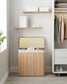 3-Section Laundry Hamper with Lid FredCo