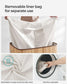 3-Section Laundry Hamper with Lid FredCo