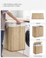 3-Section Laundry Hamper with Lid FredCo