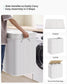 3-Section Laundry Hamper with Lid and Handles 150L FredCo