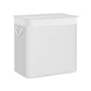 3-Section Laundry Hamper with Lid and Handles 150L FredCo