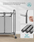 3-Section Laundry Sorter Gray FredCo