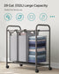 3-Section Laundry Sorter Gray FredCo
