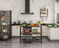 3 Shelves Kitchen Island FredCo
