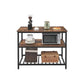 3 Shelves Kitchen Island FredCo