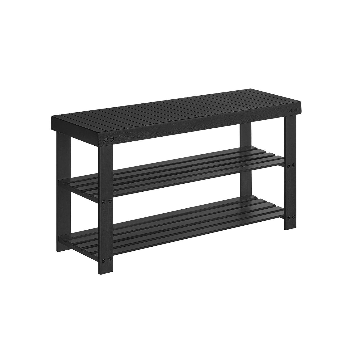3-Tier Bamboo Shoe Storage Organizer FredCo