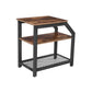 3-Tier Industrial Side Table FredCo