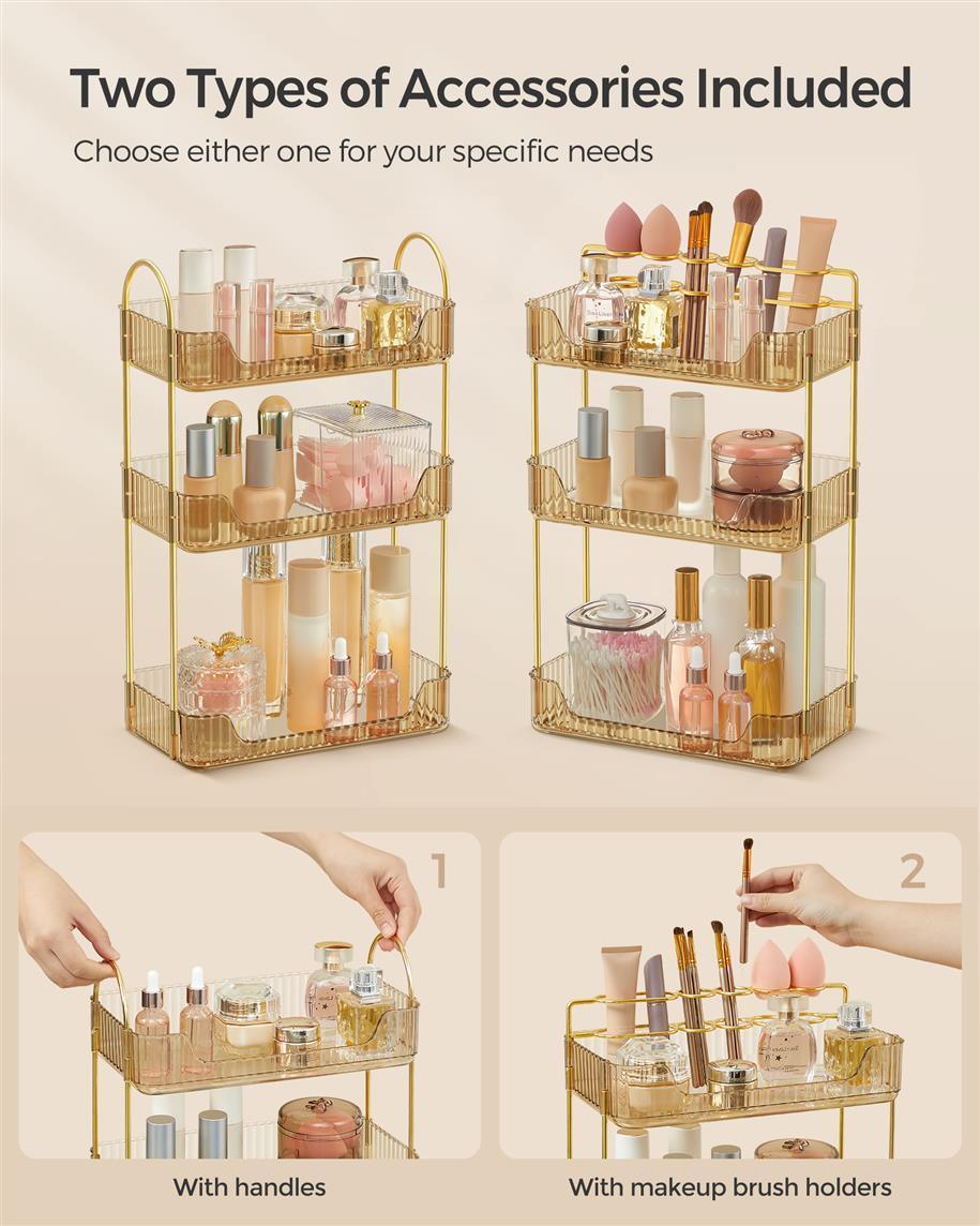 3-Tier Makeup Organizer FredCo