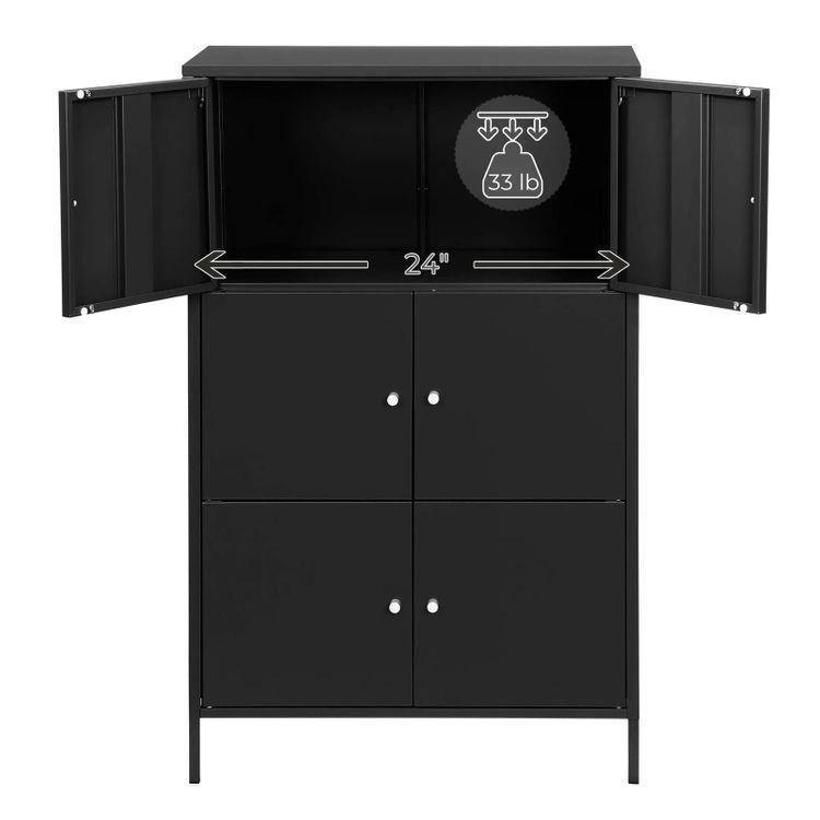 3-Tier Metal Office Cabinet FredCo