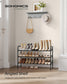 3-Tier Metal Shoe Rack Ink Black FredCo