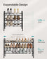 3-Tier Metal Shoe Rack Ink Black FredCo