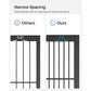 3-Tier Metal Storage Rack with Wheels FredCo