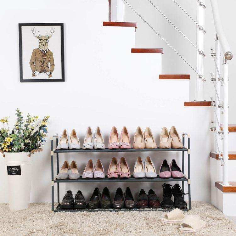3 Tier Shoe Rack 36 inch FredCo