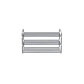 3 Tier Shoe Rack 36 inch FredCo