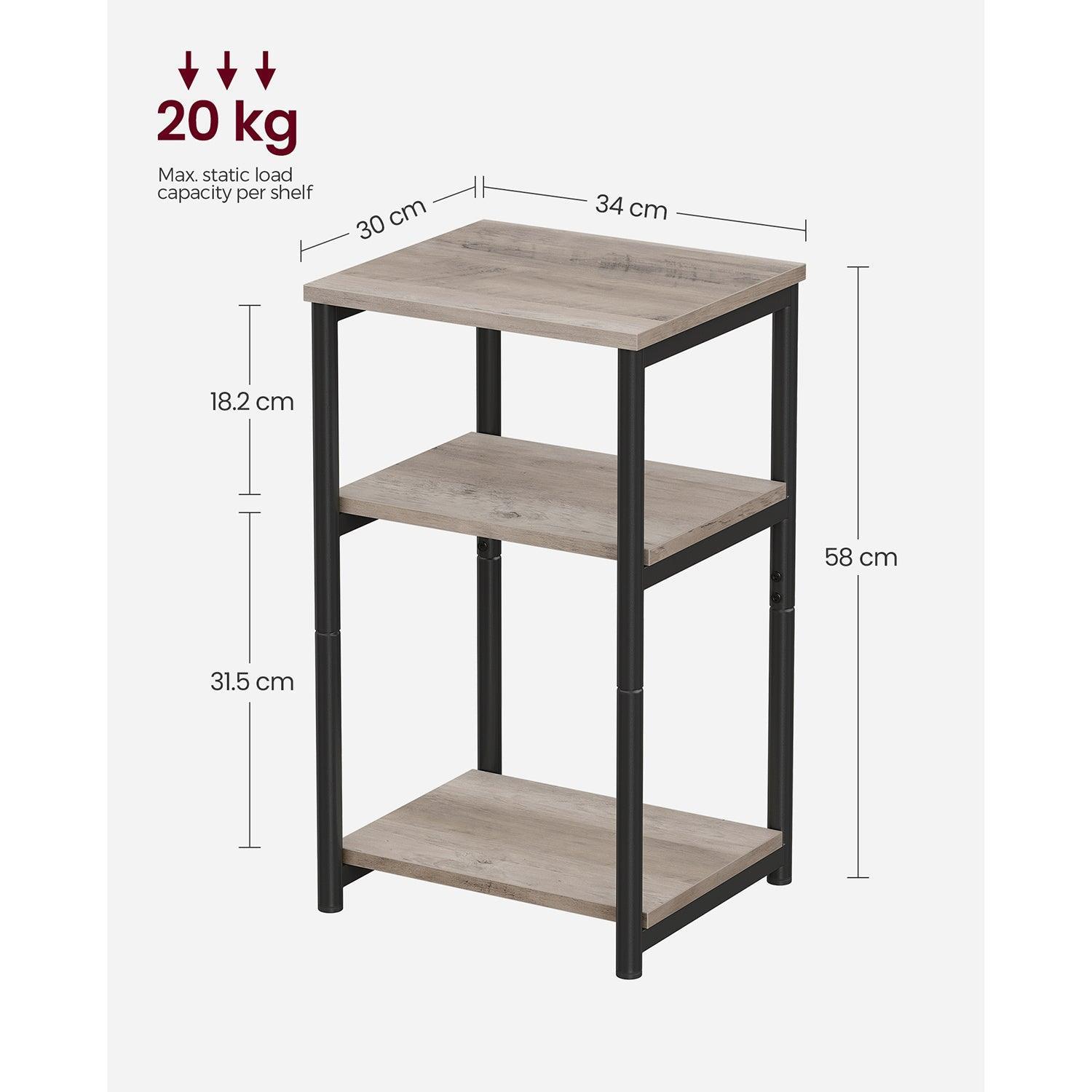 3-Tier Side Table FredCo