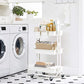 3-Tier Storage Trolley White FredCo