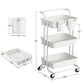 3-Tier Storage Trolley White FredCo