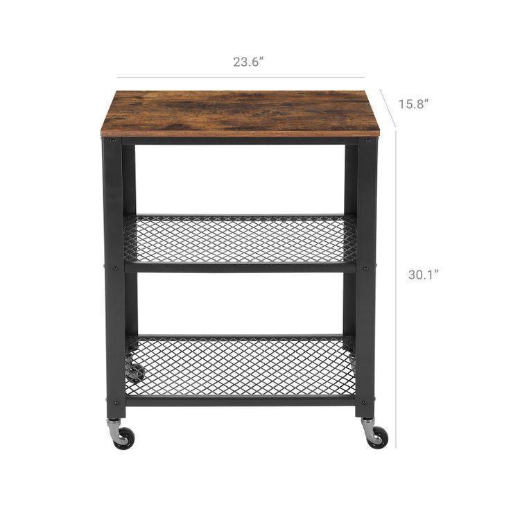 3 Tiers Serving Cart FredCo