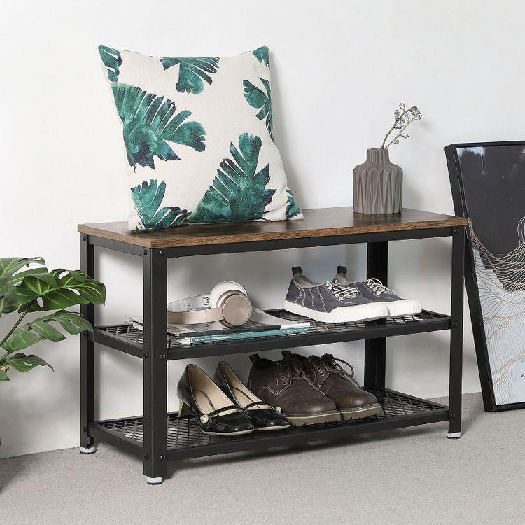 3 Tiers Shoe Bench 28.7" FredCo
