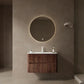 30" Bathroom Vanity with Sink, Wall-Mounted Floating Bathroom Storage Cabinet FredCo