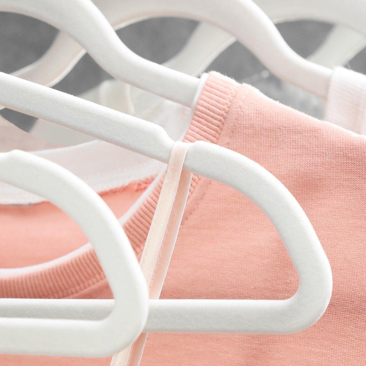 30 Pack Non-Slip Velvet Hangers with Swivel Hooks FredCo