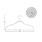 30 Pack Non-Slip Velvet Hangers with Swivel Hooks FredCo