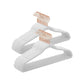 30 Pack Non-Slip Velvet Hangers with Swivel Hooks FredCo