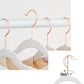 30 Pack Non-Slip Velvet Hangers with Swivel Hooks FredCo
