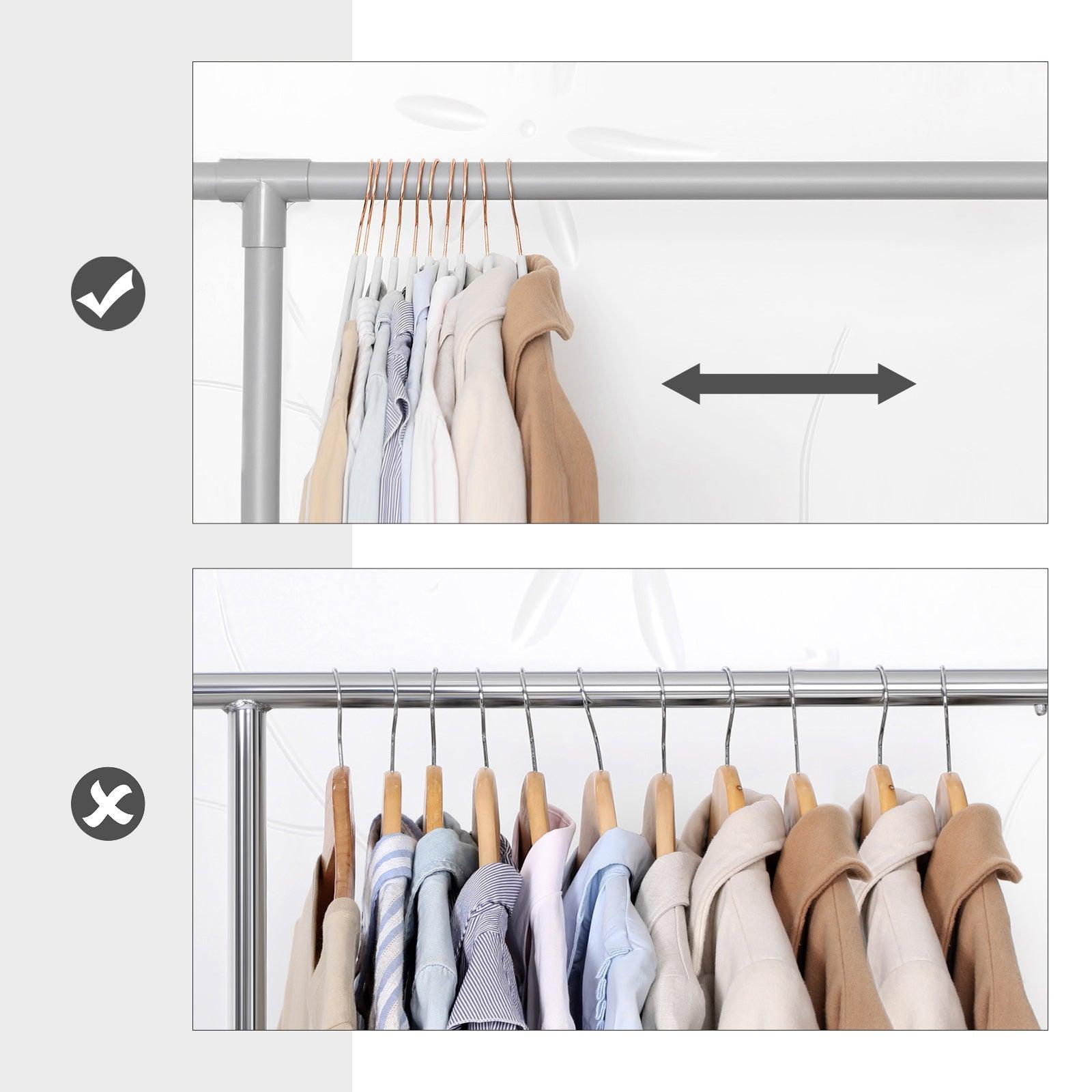 30 Pack Non-Slip Velvet Hangers with Swivel Hooks FredCo