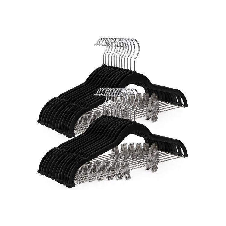 30-Pack Pants Hangers FredCo