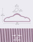 30-Pack Velvet Clothes Hangers Light Purple FredCo