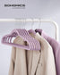 30-Pack Velvet Clothes Hangers Light Purple FredCo