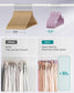 30-Pack Velvet Clothes Hangers Light Purple FredCo