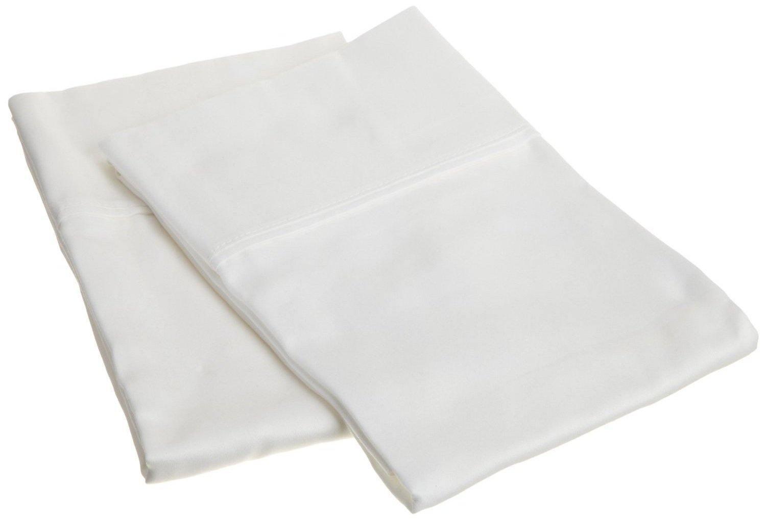 300-Thread Count 100% Egyptian Cotton Lightweight Solid Pillowcase Set FredCo