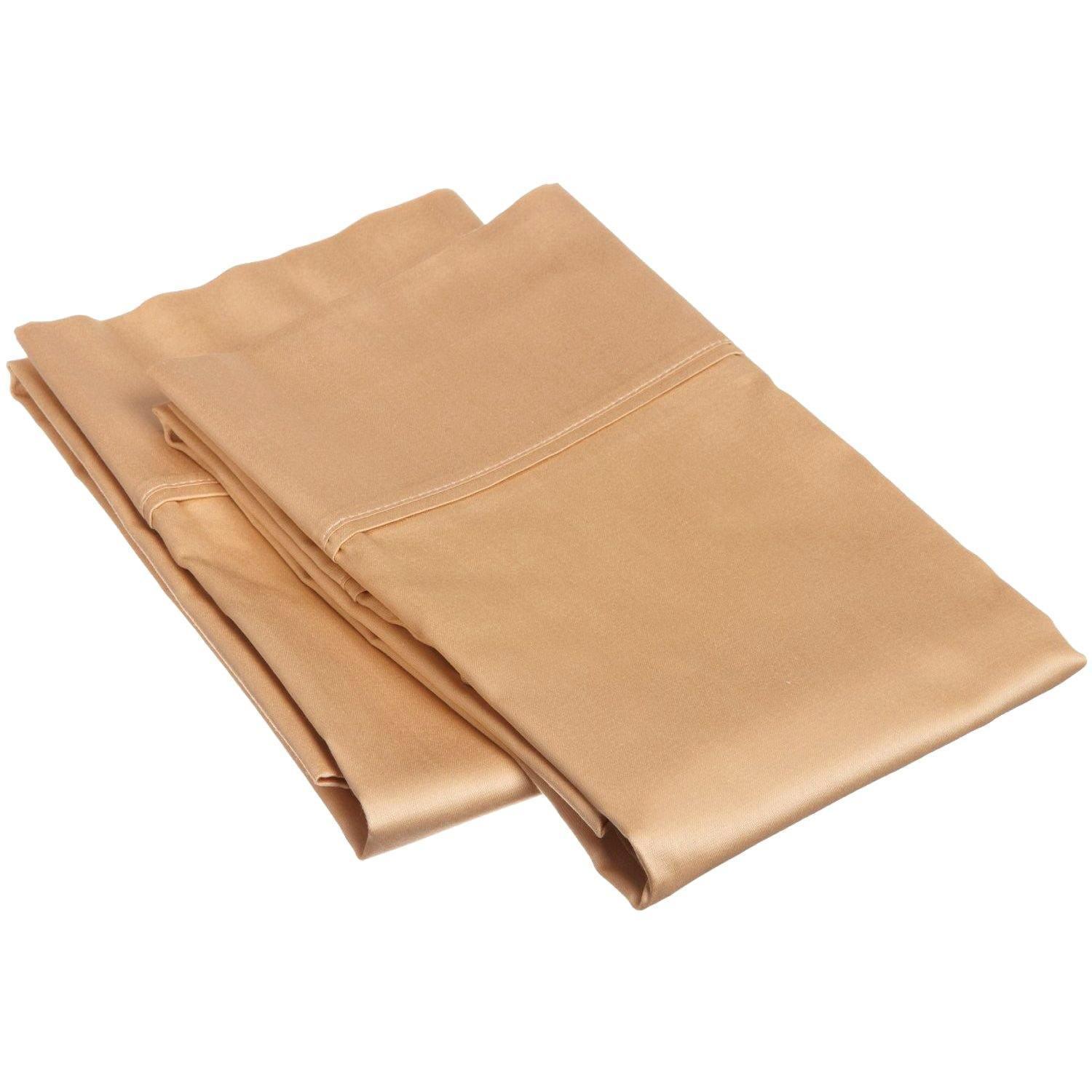 300-Thread Count 100% Egyptian Cotton Lightweight Solid Pillowcase Set FredCo