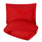 300-Thread Count 100% Egyptian Cotton Soft Striped Duvet Cover Set FredCo