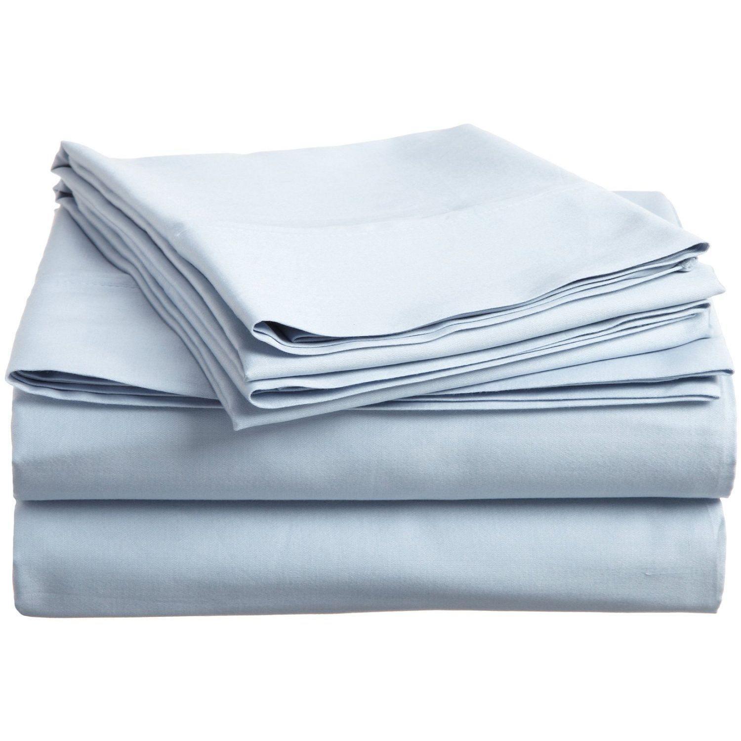 300 Thread Count Egyptian Cotton Solid Sheet Set FredCo