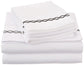 3000 Series Wrinkle Resistant Cloud Embroidered Sheet Set FredCo