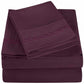 3000 Series Wrinkle Resistant Cloud Embroidered Sheet Set with White FredCo