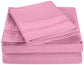 3000 Series Wrinkle Resistant Cloud Embroidered Sheet Set with White FredCo