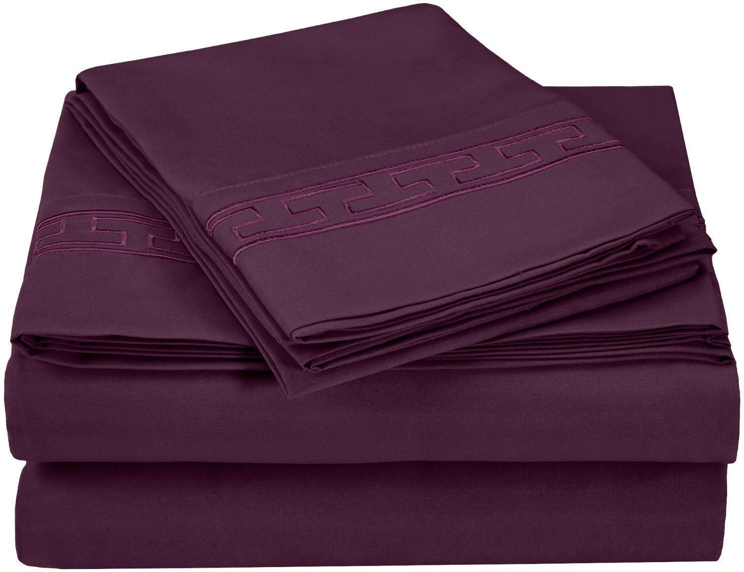 3000 Series Wrinkle Resistant Elegant Embroidered Sheet Set FredCo
