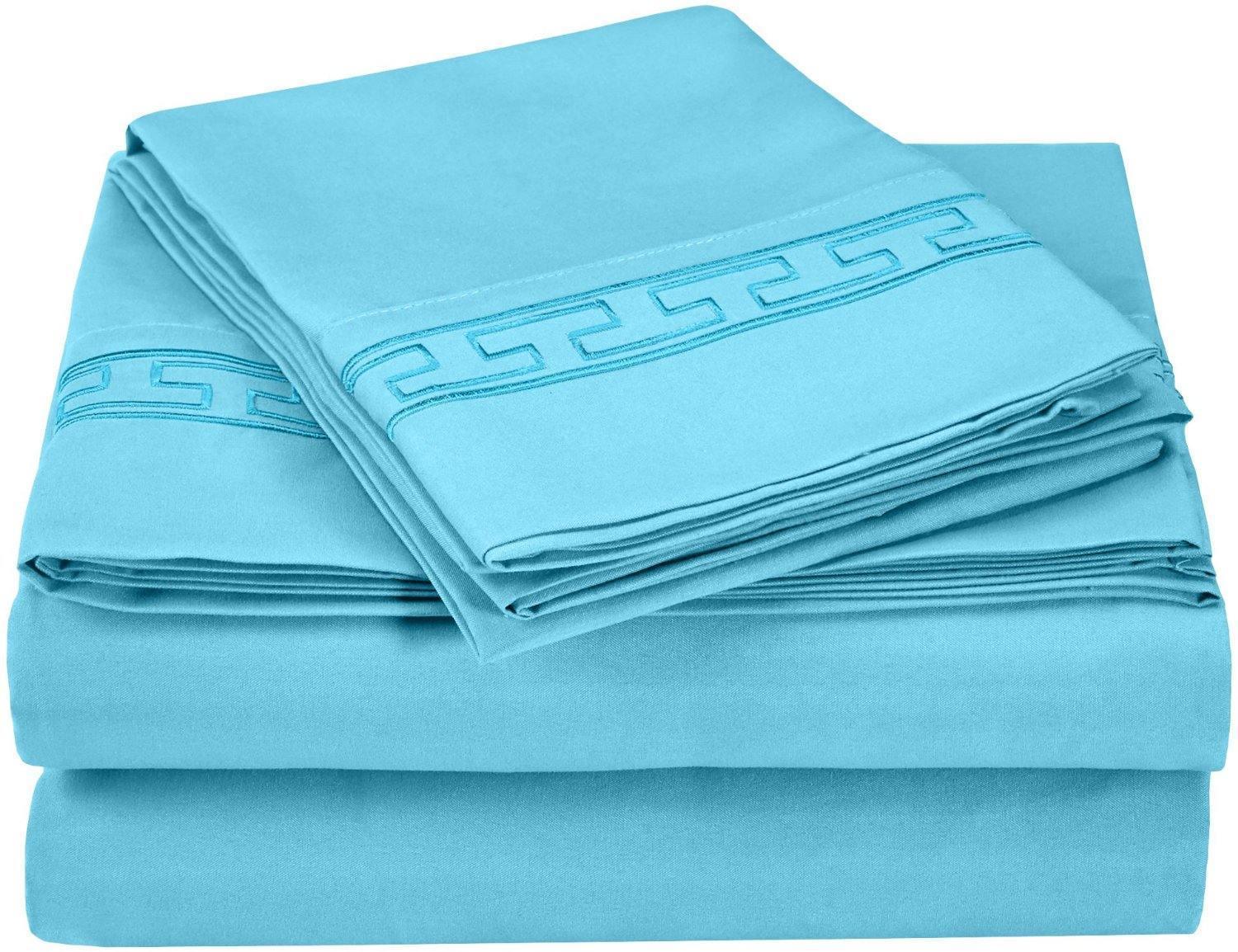 3000 Series Wrinkle Resistant Elegant Embroidered Sheet Set FredCo