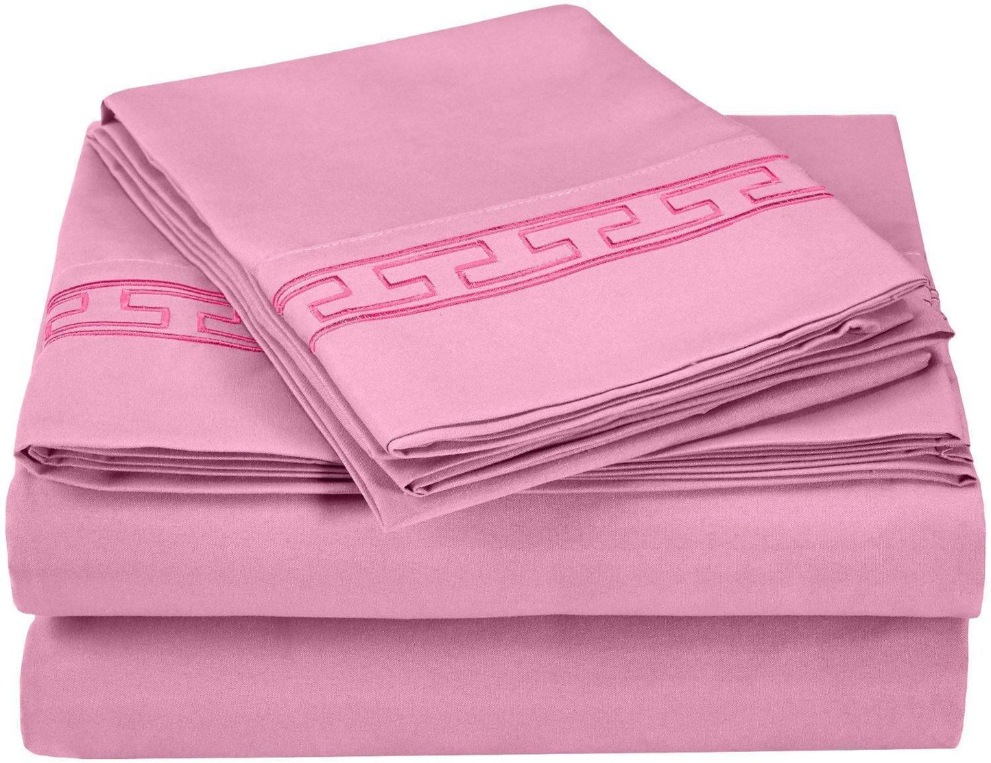 3000 Series Wrinkle Resistant Elegant Embroidered Sheet Set FredCo