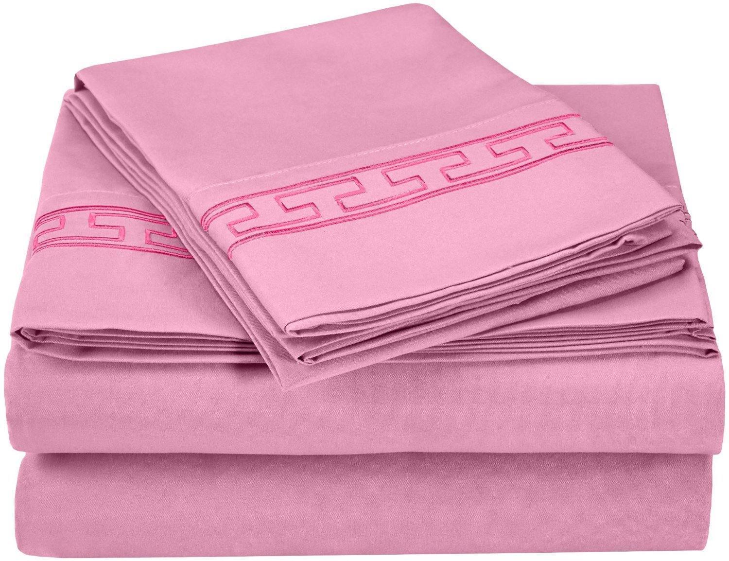 3000 Series Wrinkle Resistant Elegant Embroidered Sheet Set FredCo