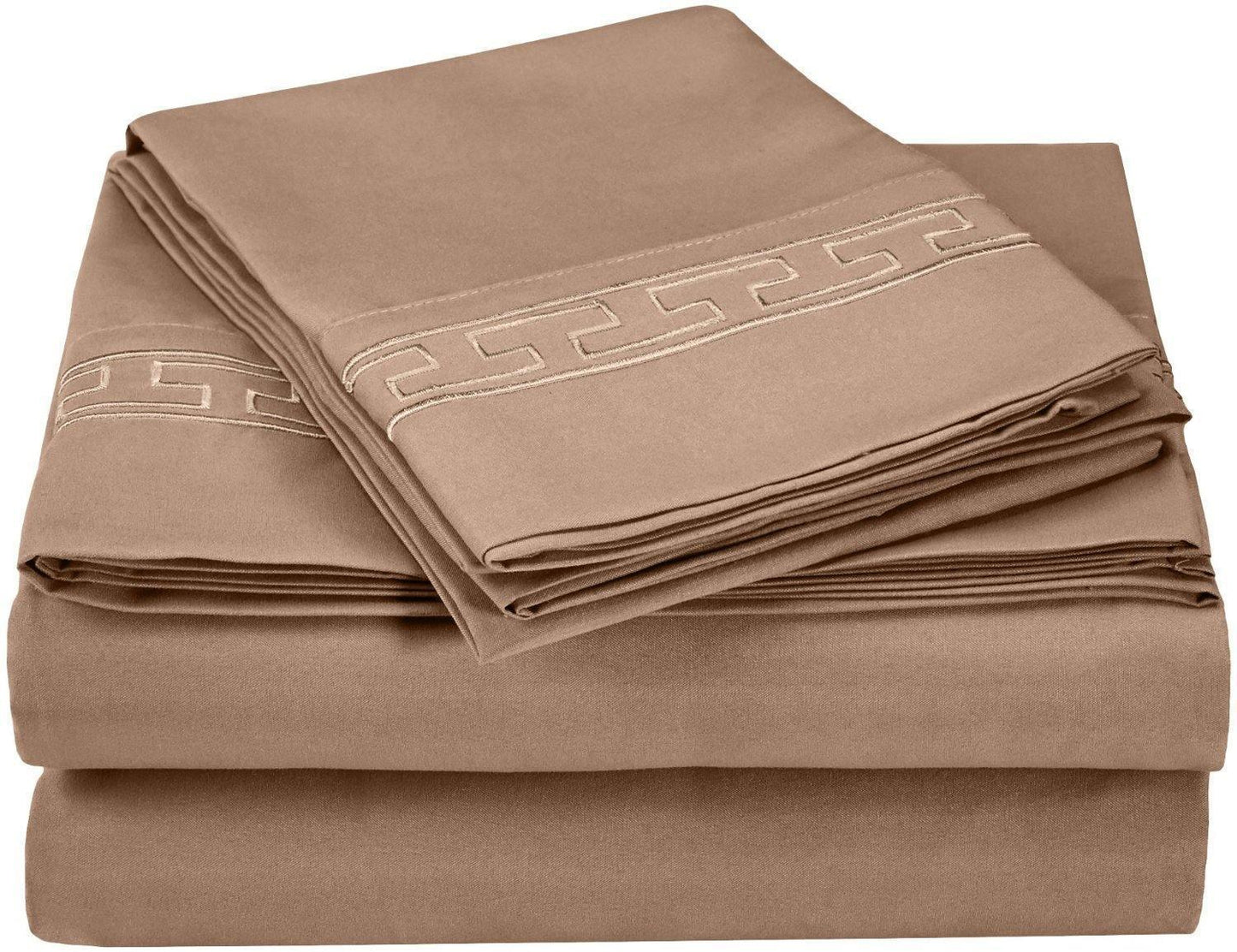 3000 Series Wrinkle Resistant Elegant Embroidered Sheet Set FredCo