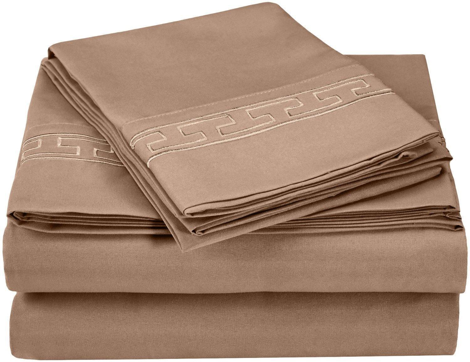 3000 Series Wrinkle Resistant Elegant Embroidered Sheet Set FredCo