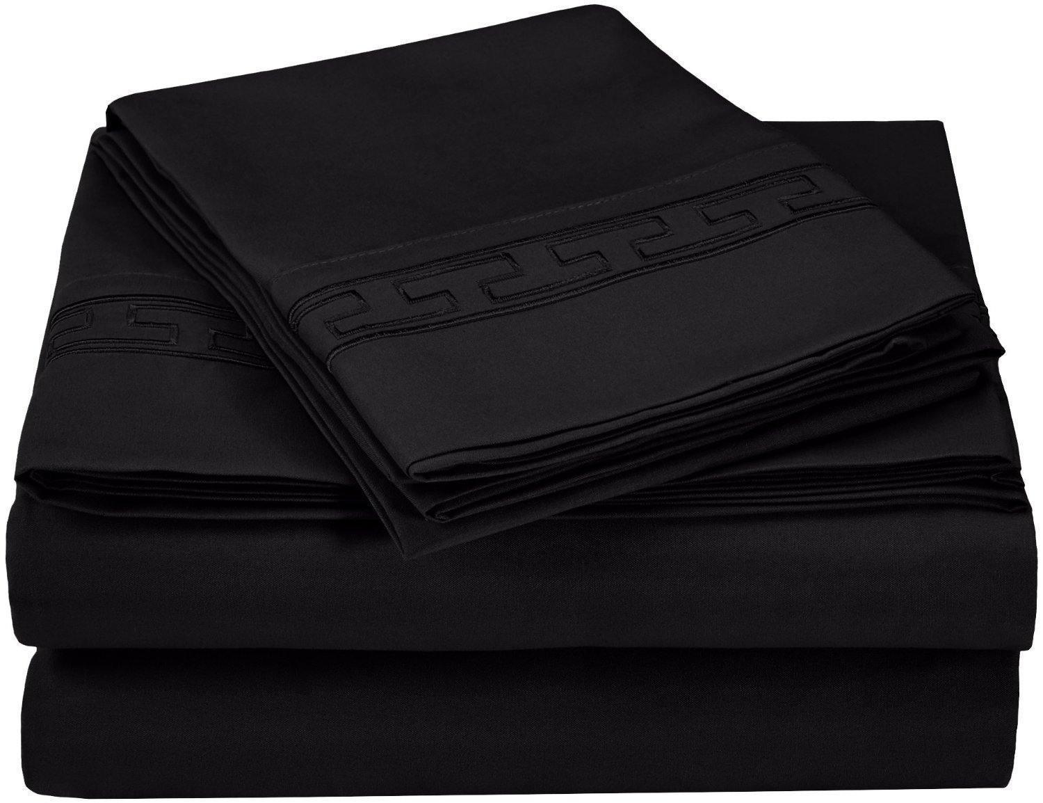 3000 Series Wrinkle Resistant Elegant Embroidered Sheet Set FredCo