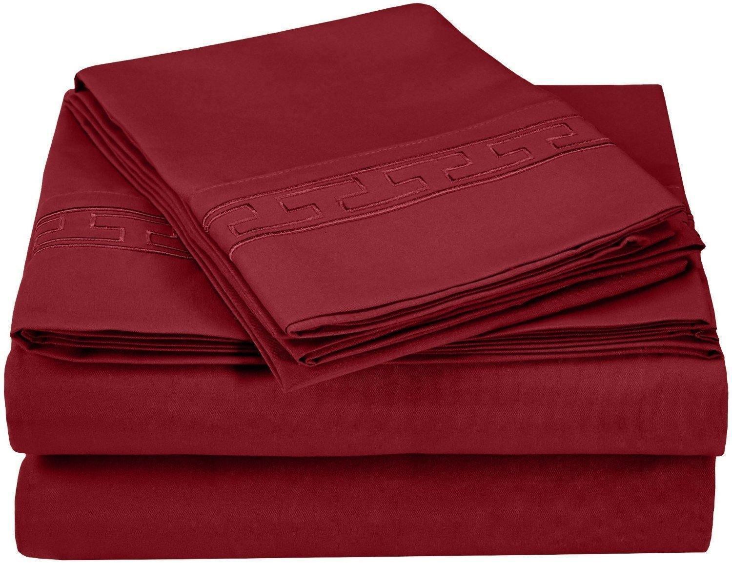 3000 Series Wrinkle Resistant Elegant Embroidered Sheet Set FredCo