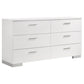 Jeremaine 4-piece Eastern King Bedroom Set White